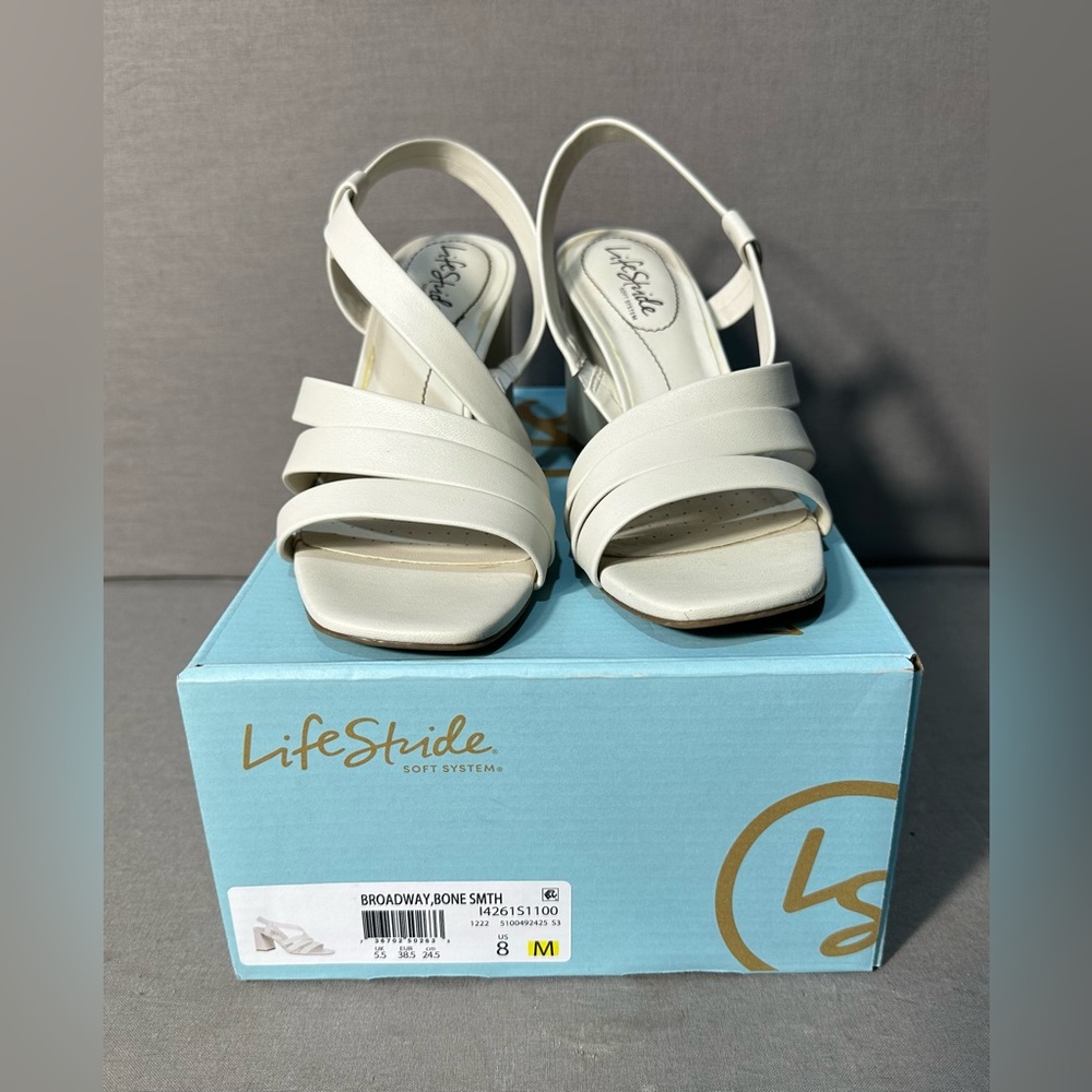 New In Box LifeStride Women's Broadway Sandals Size 8 - Picture 3 of 7